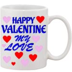 Crazy Sutra Classic Happy Valentine Printed Ceramic Coffee/Milk Mug | Funky  Coffee/Milk Mug (White, 11 oz)