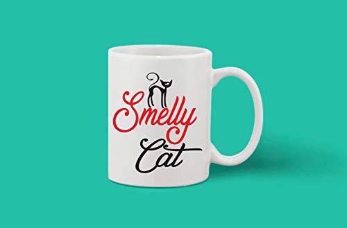 Crazy Sutra Classic Printed Ceramic Coffee/Milk Mug | Funky One Liner Coffee/Milk Mug (Mug-SmellyCat_1)