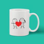 Crazy Sutra Classic Printed Ceramic Coffee/Milk Mug (Mug-HeartBoy)