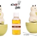 Crazy Sutra Ceramic Teddy Bear Aroma Reed Fragrance Oil Diffuser/Vaporizer for Room, Bathroom, Car Fragrance, Toilet Diffuser - 1pc. (Random Color) with 60ml Reed Fragrance Oil (Romance Fragrance)