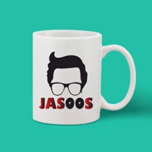 Crazy Sutra Classic Printed Jasoos Ceramic Coffee/Milk Mug | Funky One Liner Coffee/Milk Mug (Mug-Jasoos_C)