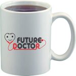 Crazy Sutra Classic Printed Ceramic Magic Mug - Coffee Mug/Milk Mug, Black (Mug-MagicFutureDoctor5)