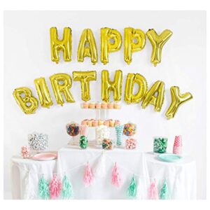 Crazy Sutra Happy Birthday Letters Foil Toy Balloons Multicolor