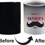 Crazy Sutra Classic Special Father's Day Printed Ceramic Funky One Liner Coffee Mug/Milk Mug, Black (MugMagic-HappyFather'SDay2_C)