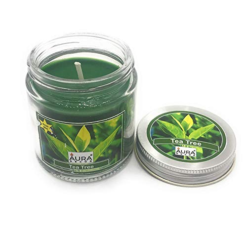 Crazy Sutra  Soy Wax Premium jar Candles Aroma Candles Tea Tree Pack of 2