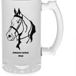 Crazy Sutra Funny and Cool Quote FinallyLegal1960 Printed Clear Frosted Glass Beer Mug for Friends/Brother/Boyfriend (500ml)