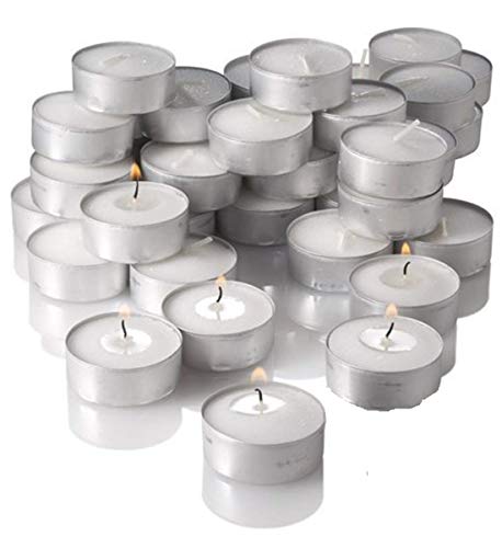 Crazy Sutra Paraffin wax Tealight Candle, Pack of 100  2.5-3.5 Hours Burning Time