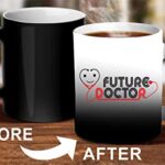 Crazy Sutra Classic Printed Ceramic Magic Mug - Coffee Mug/Milk Mug, Black (Mug-MagicFutureDoctor5)