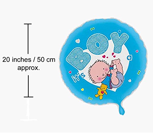 Crazy Sutra Party Decoration Foil Balloon Its A Boy Foil Balloon for Baby Shower (Pack of 5 pc)