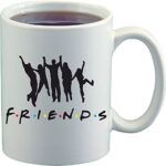 Crazy Sutra Classic Printed Ceramic Magic Mug - Coffee Mug/Milk Mug, Black (Mug-MagicFriends5)