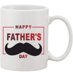 Crazy Sutra Classic Special Father's Day Printed Ceramic Funky One Liner Coffee Mug/Milk Mug, Black (MugMagic-HappyFather'SDay2_C)