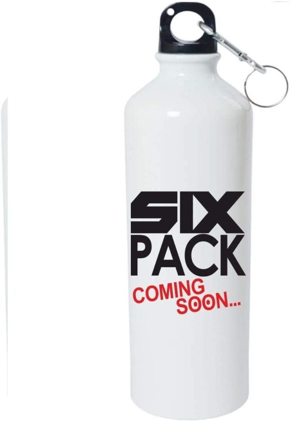 Crazy Sutra Classic Printed Special Football Water Bottle/Sipper White - 600Ml (Sipper-MaiCImg1)