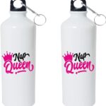 Crazy Sutra Classic Printed Quote Water Bottle/Sipper - 600Ml (NapQueen_W)