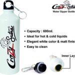 Crazy Sutra Classic Printed Water Bottle/Sipper White - 600Ml (Sipper-ILikeYou2)