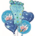 Crazy Sutra Party Decoration Foil Balloon Its A Boy Foil Balloon for Baby Shower (Pack of 5 pc)