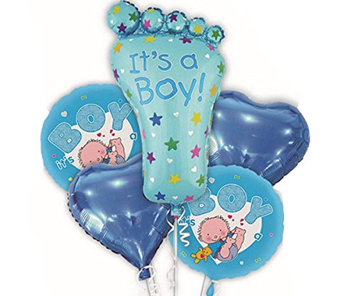 Crazy Sutra Party Decoration Foil Balloon Its A Boy Foil Balloon for Baby Shower (Pack of 5 pc)