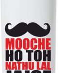 Crazy Sutra Classic Printed Water Bottle/Sipper - 600Ml (SchoolBottles-MoocheHoTohNathulal_W)