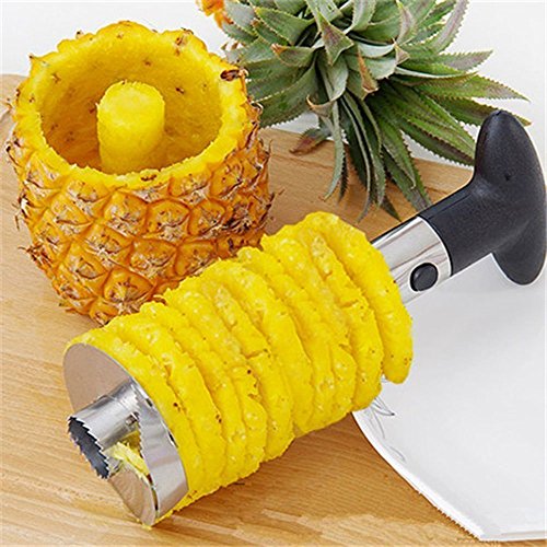 Crazy sutra Stainless Steel Fruit Pineapple Corer Slicer Peeler Kitchen Cutter Knife