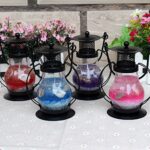 Crazy Sutra Gel Candle Lantern Shaped (Multicolour)