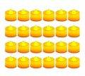 Crazy Sutra Battery Operated LED Candle Tealight Diya Decorative Lights for Home Decoration (Yellow Pack of 20)