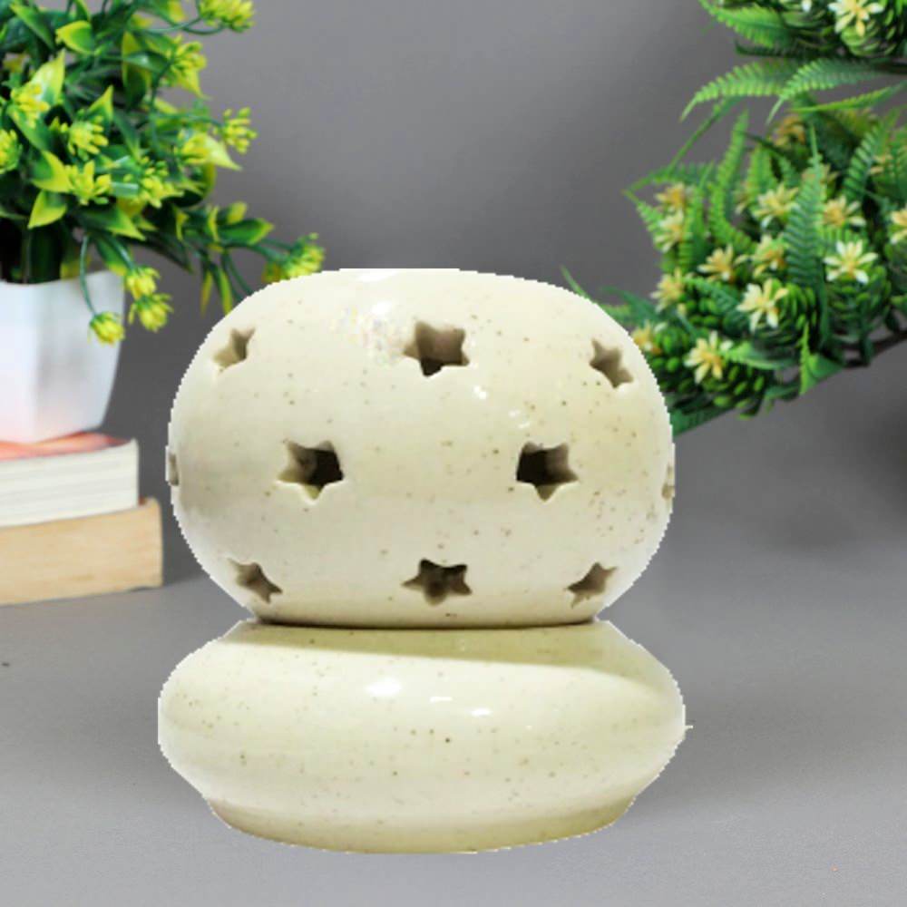 Crazy Sutra  Ceramic Electric Aroma  Starball Diffuser Oil Burner (Size-Medium)