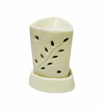 Crazy Sutra  Ceramic Electric Aroma Triangle Diffuser Oil Burner (Size-Medium)
