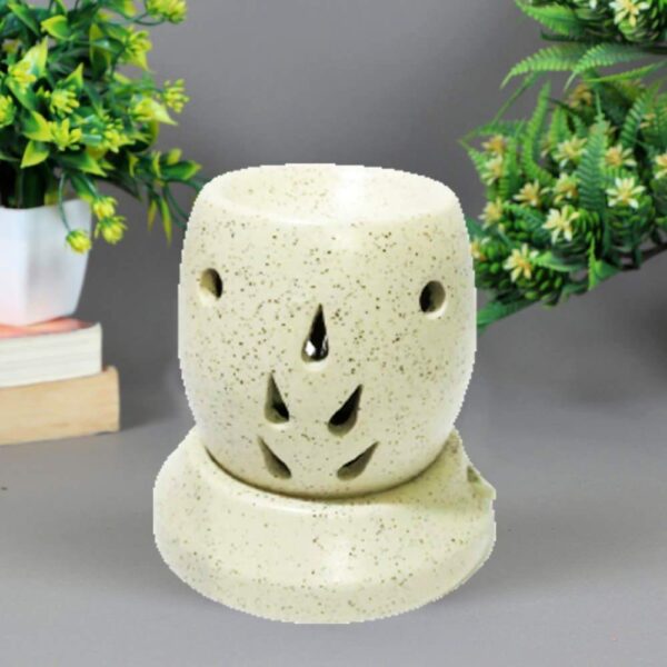 Crazy Sutra  Ceramic Electric Aroma Drum Diffuser Oil Burner (Size-Medium)
