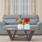 Upbeat Happy Face Vase & Blowing Kiss Face Vase