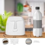 Upbeat Happy Face Vase & Blowing Kiss Face Vase