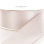 Ivory white satin ribbon roll 1 inch wide – 20m total for gift wrapping, crafts, and decorations