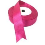 Magenta satin ribbon roll for gift wrapping, crafts, and decoration – 20 meters, glossy finish