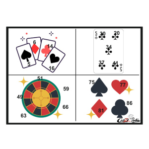 Casino Tambola, Casino Themed Tambola, Casino Party Game, Tambola Housie Ticket, Casino Night Game, Tambola for Parties, Casino Bingo, Party Games