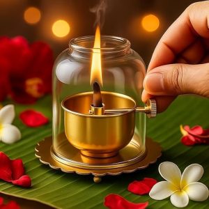 pure brass diya
