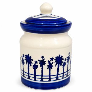 Crazy Sutra Naturra ceramic storage jar with lid