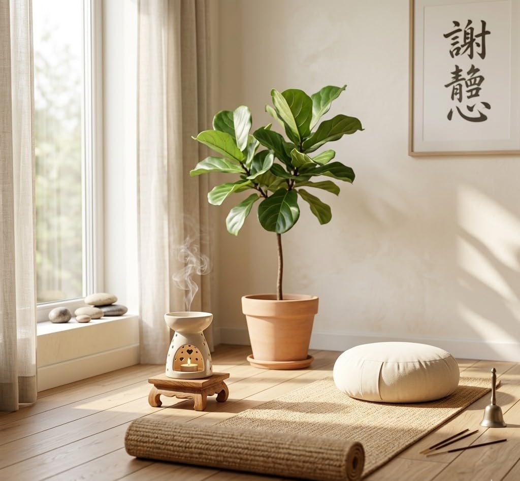 Sukoon by Crazy Sutra Big Ceramic Aroma Oil Diffuser | Ceramic Oil Diffuser, Essential Oil Burner & Wax Melt Warmer for Aromatherapy & Home Fragrance