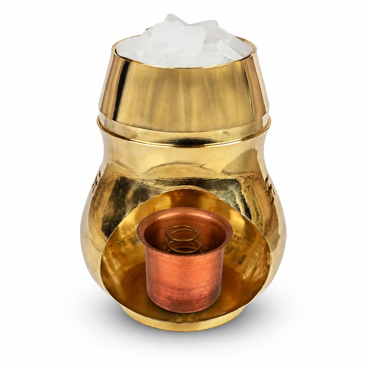 Traditional Brass Kapoor Dani & Diya | Sukoon by Crazy Sutra