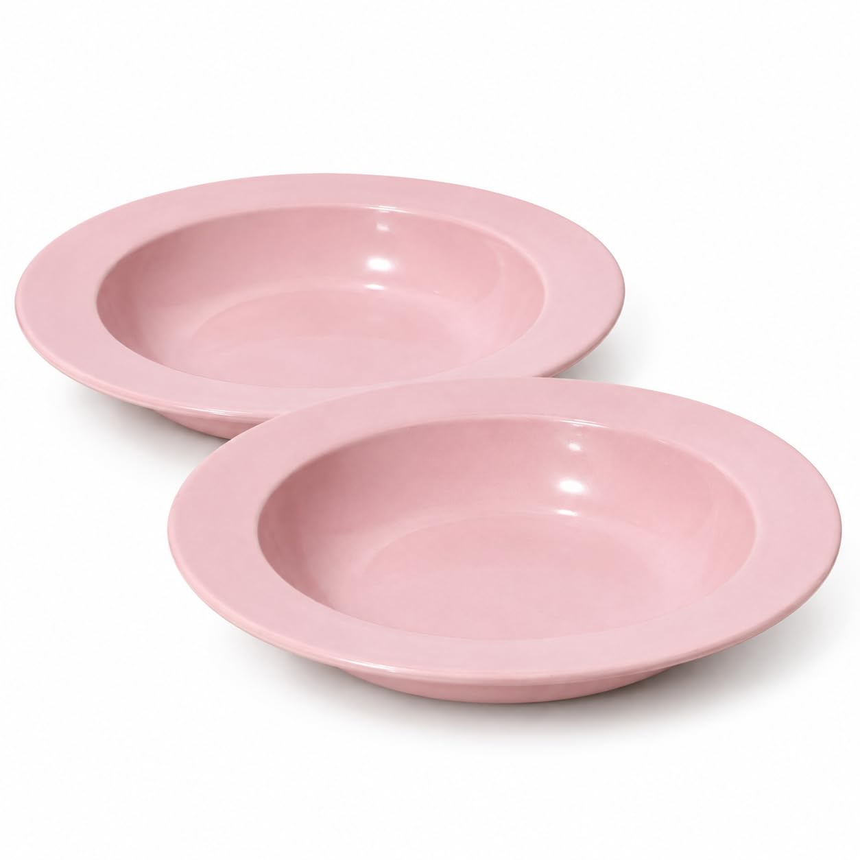 Pink Ceramic Pasta Plates Set of 2 | Crazy Sutra