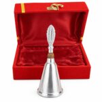 Aluminium silver decorative pooja bell for home temple
